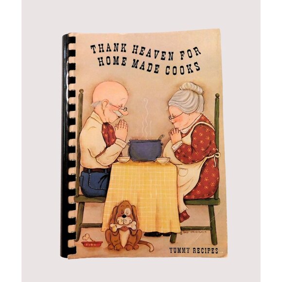 Thank Heaven For Home Made Cooks Glenville Minnesota Methodist 1989 PB Spiral - Picture 1 of 6